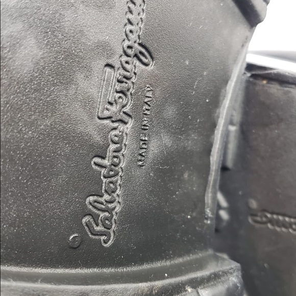 Salvatore FERRAGAMO LOGO  LOAFERS SZ 10.5 D - Picture 11 of 14